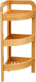 Ъглова етажерка 5five, Бамбук, M