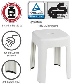 Бяла табуретка Аляска - Wenko