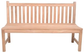 Градинска пейка от масивно дърво в естествен цвят Solo – Garden Pleasure