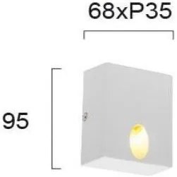 Аплик Viokef Poros-Leuko-Дължина: 6.8 cm