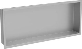 Mexen X-Wall-R нишева полица с яка 75 x 30 см, инокс - 1910753010