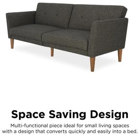 Сив разтегателен диван 205 cm Regal - Novogratz