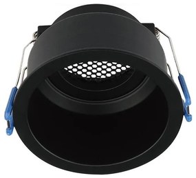 Вградено осветително тяло GU10 Ø 9 см, черно