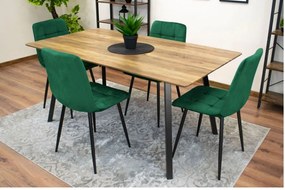 Трапезен стол кадифе Smaragd Luxury