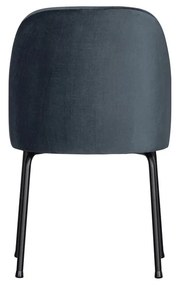 Сини кадифени трапезни столове в комплект 2 бр. Vogue – WOOOD