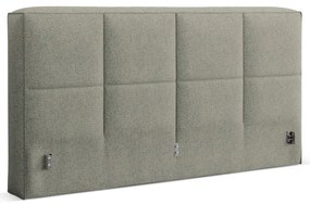 Зелена тапицирана табла за легло 209x100 cm Darren – Micadoni