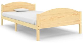 322028 vidaXL Рамка за легло, бор масив, 120х200 см