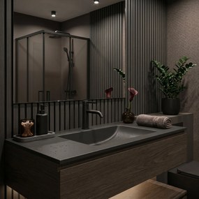 Смесител за баня Rea Rivo Black