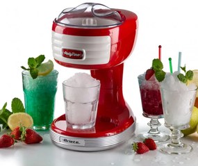 Машина за скрежина Ariete PARTY TIME 0076/00, 30W, Остриета от неръждаема стомана, Подвижна кошница, Предпазен капак, Червен