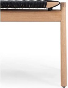 Пейка в черен и естествен цвят Klupa – Gazzda