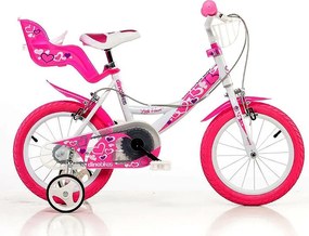 Детско колело Dino Bikes Little Heart 16 инча бяло