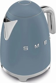 Електрическа кана SMEG KLF03SBMEU, 2400 W, 1.7 л, 360° основа, Матово покритие, Буреносно синьо