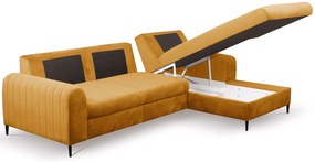 Ъглов диван Monte-Горчица