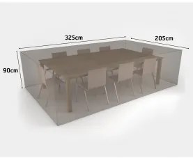 Nortene - Водоустойчиво покривало за градинска мебел Covertop - 325 х 205 х 90см