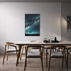 Картина на платно – Дърво на живота и галаксия