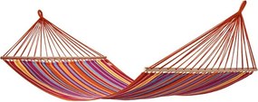 Хамак Muhler GMXGC001, 200x80 см, До 120 кг, Дървени рейки, Памук + полиестер, Многоцветен