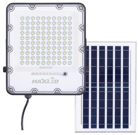 LED Соларен прожектор LED/100W/3,2V 4500K IP65 + дистанционно управление