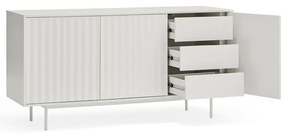 Бял нисък скрин 159x80 cm Sierra – Teulat