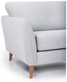 Светлосив ъглов диван (десен ъгъл) Oslo - Scandic