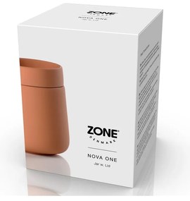Оранжев керамичен органайзер за баня за памучни тампони Nova One – Zone