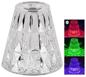 Rabalux 76004 - LED RGB регулируема презареждаща настолна лампа SIGGY LED/2W/5V/