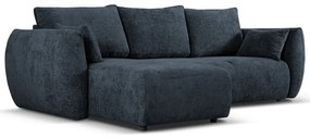 Тъмносин ъглов диван (ляв ъгъл) Matera - Cosmopolitan Design