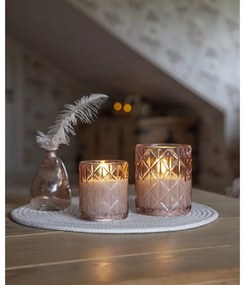 LED свещ на батерии (височина 10 cm) Flamme Romb – Star Trading