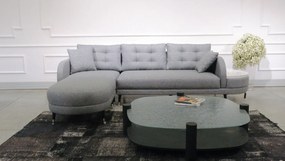 Ъглов разтегателен диван Milano Corner, цвят Сив