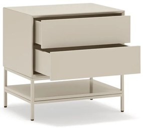Кремаво нощно шкафче Platt – Teulat