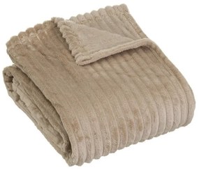 Кафяво одеяло от микроплюш 130x160 cm Fur Velvet – Casa Selección