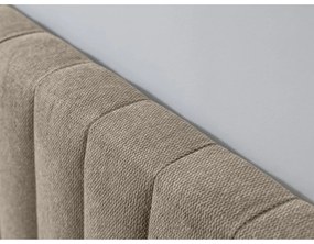 Бежово/естествено двойно легло с решетка 160x200 cm Oceane - Bobochic Paris