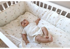 Калъф за матрак за детско легло от органичен памук в цвят слонова кост 365 cm Dreamland – Cam Cam Copenhagen