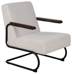 Бежово шенилово кресло Industra – Ixia