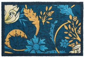 Изтривалка 40x60 cm William Morris Blue – Artsy Doormats