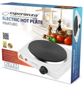 Електрически котлон Esperanza Pinatubo EKH002W, 1500W, 18.5 cm, 5 температурни нива, Бял