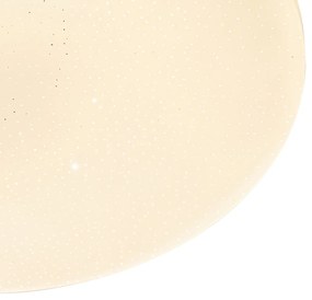 Интелигентен таванен аплик бял 38 см звезден ефект с LED с дистанционно управление - Extrema