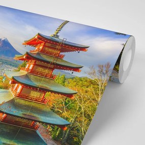 Фототапет – Изглед към Чурейто Пагода и връх Фуджи