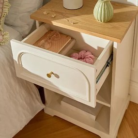 Нощно шкафче atmosphera Mohea, 67 cm, Слонова кост