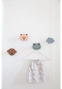 Кафява стенна стоманена кука Monkey Dot Nupo – LIND DNA