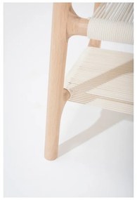 Сгъваема маса от масивна дъбова дървесина Fawn - Gazzda