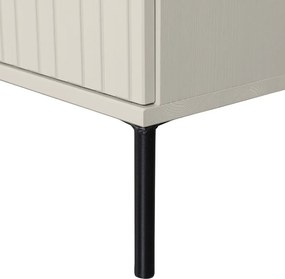 Светлосива маса за телевизор от масивен бор 150x56x44 cm New Gravure – WOOOD