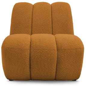 Кресло от прежда с примки от букле в цвят горчица Janissaire – Bobochic Paris