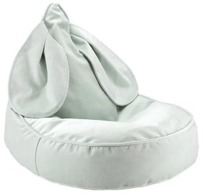 Кадифен детски пуф в цвят мента Bunny – Wigiwama