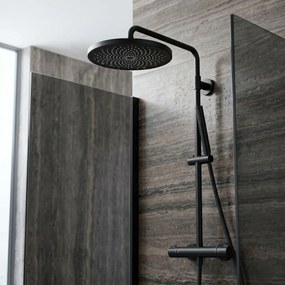 Кръгла душ глава REA JS-021B Black