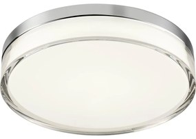 Redo 01-3728 - LED Плафониера FRISBI LED/18W/230V 3000/4000K IP44 хром