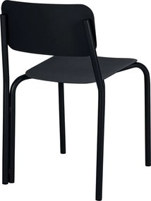 Черен градински стол метален Kei – noo.ma