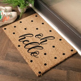 Изтривалка от кокосови влакна 40x60 cm Oh Hello – Artsy Doormats