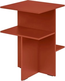 Теракотено нощно шкафче с рафтове Atik – noo.ma