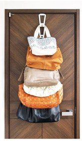 Бяла закачалка за чанти Kanazawa с 6 куки Joint - YAMAZAKI