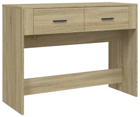 816779 vidaXL Конзолна маса, дъб сонома, 100x39x75 см, инженерно дърво